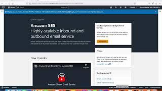 AWS SES For Sending Emails #aws #SES