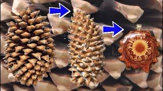 How To Make A Coulter Pinecone Pendant