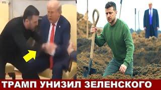 Это видео скоро удалят! Шокирующие кадры встречи Трампа и Зеленского.