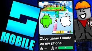 You Can Now BUILD & PUBLISH Games ON MOBILE! (ROBLOX Studio Lite UPDATE)