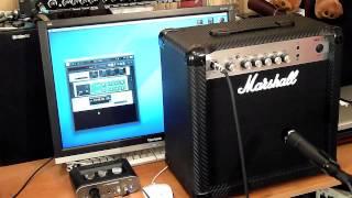 Как записать звук комбика — Marshall MG15CF