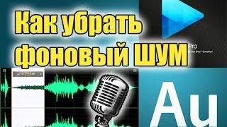 Как убрать фоновый шум. Обработка звука. Программы Audition Vegas