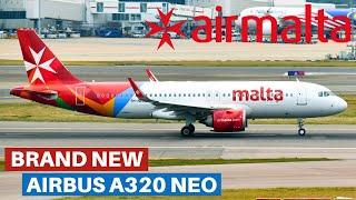 AIR MALTA Brand New AIRBUS A320Neo (Economy) | Paris - Malta | Flight Review