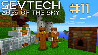 SevTech: Ages of the Sky #11 Плавильная ПЕЧЬ и Первая БРОНЯ! Выживание в Майнкрафт с модами!