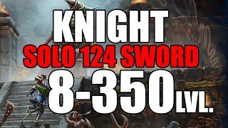 KNIGHT 8 - 350 LVL 124 SWORD - CO BIŁEM SOLO? - TIBIA - (NIE) PORADNIK   