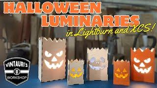 How to Design Halloween Luminaries in Lightburn and xTool Creative Space