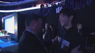 Worlds 2017 - Winner Yuzuru Hanyu hugs Javi & Coaches