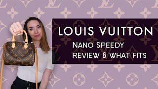 Will Your Phone Fit?! Louis Vuitton Nano Speedy Review & What Fits Inside