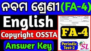 9th class fa4 question paper  copyright ossta class 9 englishclass 9th fa4 ossta question paper