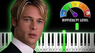 Whisper Of A Thrill - Meet Joe Black | EASY MEDIUM Piano Tutorial + Sheet Music
