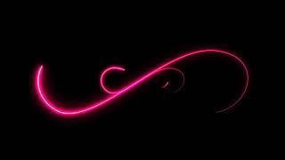 Neon Infinity Sign Screensaver 4K