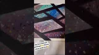 Abstract painting in 24 seconds  #shorts #abstract #art