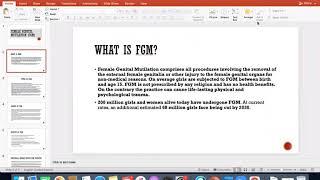Female Genital Mutilation