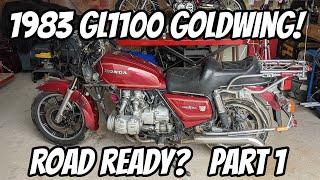 Bargain 1983 Honda GL1100 Goldwing - Part 1 - Timing Belts and Coolant Flush