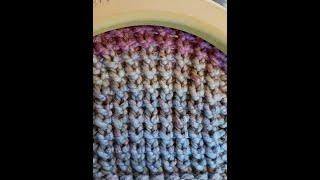 Orb Stitch for blankets, shawls, hats cowls scarves Loom Knit