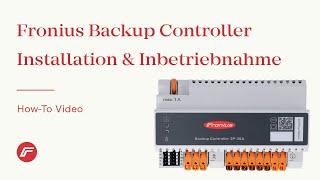 How-To Video: Fronius Backup Controller - Installation & Inbetriebnahme