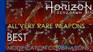 All Best Weapon/Mod Combos - Horizon: Zero Dawn