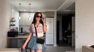 4K See-Through Youthful Summer Look Transparent Try On Haul