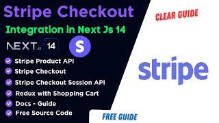 Stripe Checkout Integration in Next.js 14 | Complete Guide with Source Code