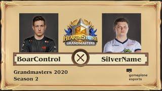 [RU] BoarControl vs SilverName | Hearthstone Grandmasters Season 2 (20 сентября 2020)