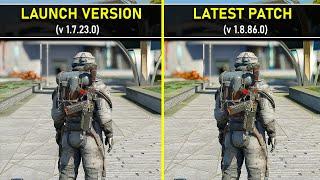 Starfield PC | Launch Version vs Latest Patch (1.8.86.0) | Performance & DLSS Comparison