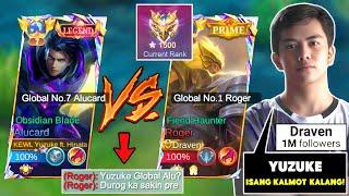 YUZUKE VS DRAVEN | Famous Pro Player Global No.1 Roger! (Lifesteal Vs Insane Attack Speed) Who Win?