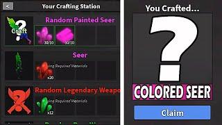 Crafting a COLORED SEER... (MM2)