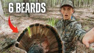 ONCE IN A LIFETIME TURKEY With 6 BEARDS!
