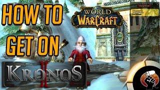 How to connect to kronos 2 wow