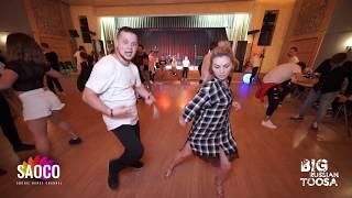 Sergey Agafonov and Tatyana Rakhmetulova Salsa Dancing at BIG RUSSIAN TOOSA 2019, Friday 21.06.2019