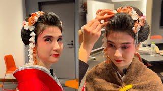 ASMR I TRIED JAPANESE HAIRSTYLE FOR THE FIRST TIME (SOFT SPOKEN)