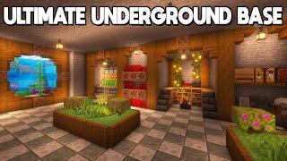 Minecraft: ULTIMATE Secret Underground Base | Tutorial