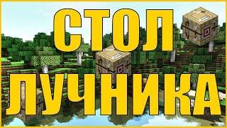 Как скрафтить Стол лучника в Minecraft?