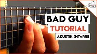 Billie Eilish - Bad Guy Gitarren Tutorial (Deutsch)