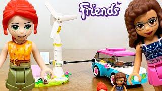 LEGO Friends Olivia's Electric Car - Ecological Set 41443  - Lego Friends Build & Review
