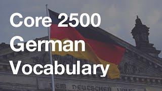 Core 2500 German Vocabulary (Duolingo-based 5.0 hour Listening Practice)