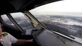 HD Cockpit Vnukovo RW 19 GoPro 3+ 02.02.14