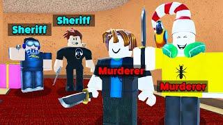 MM2 But 2 Murderers vs 2 Sheriffs..