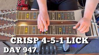 Pedal Steel Everyday - Day 947 - Crisp 4-5-1 Lick