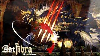 [Eng/Hard] Astlibra Revision Part 1 Cave of Libra - Guardian Beast Golden Dragon Boss Demo Gameplay