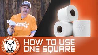 How to Use Just One Square of Toilet Paper - Razorback Offroad™