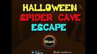 halloween spider cave escape video walkthrough