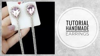 #МК - Серьги гвоздики своими руками | #Tutorial - Handmade earrings