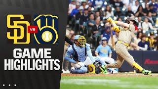 Padres vs. Brewers Game Highlights (6/6/25) | MLB Highlights