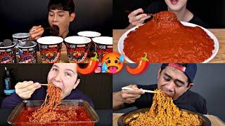 TOP EXTREME SPICY NOODLES FOR MUKBANG!️