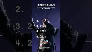  Azerbaijan in Eurovision (2021-2025) | My Top 5