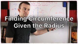 Find Circumference from Radius of a Circle | Geometry