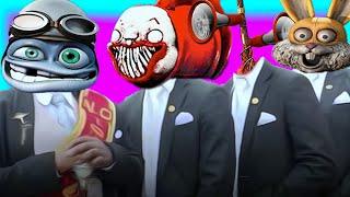 Crazy Frog & Choo Choo Charles & Siren Head & Dark Deception - Coffin Dance Song Meme (Cover)