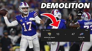 The Buffalo Bills ANNIHILATED the Jacksonville Jaguars