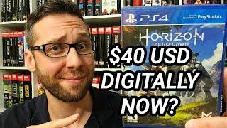 Digital vs. Physical Video Games - Horizon Zero Dawn Remaster